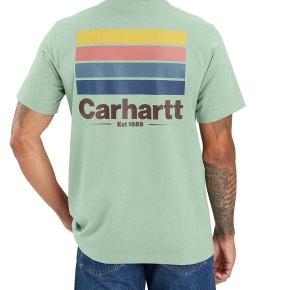 Carhartt Relaxed Fit Heavyweight S/S Pocket Line Graphic T-shirt - Picture 3 of 7